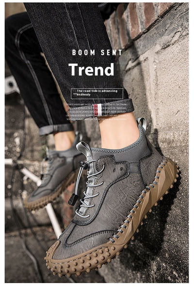 Zapatos Casuales Hombre Otoño con Costuras Británicas - Image 11