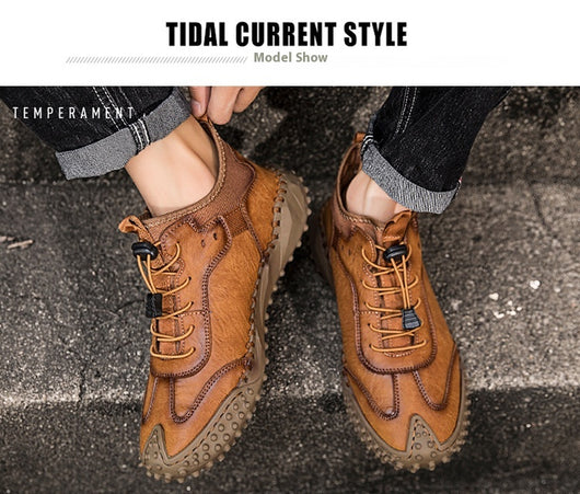Zapatos Casuales Hombre Otoño con Costuras Británicas - Image 14