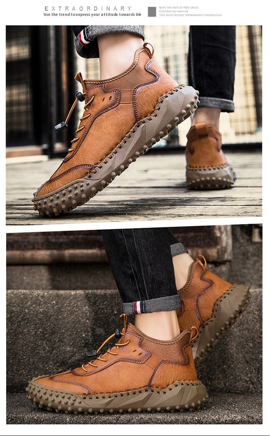 Zapatos Casuales Hombre Otoño con Costuras Británicas - Image 16