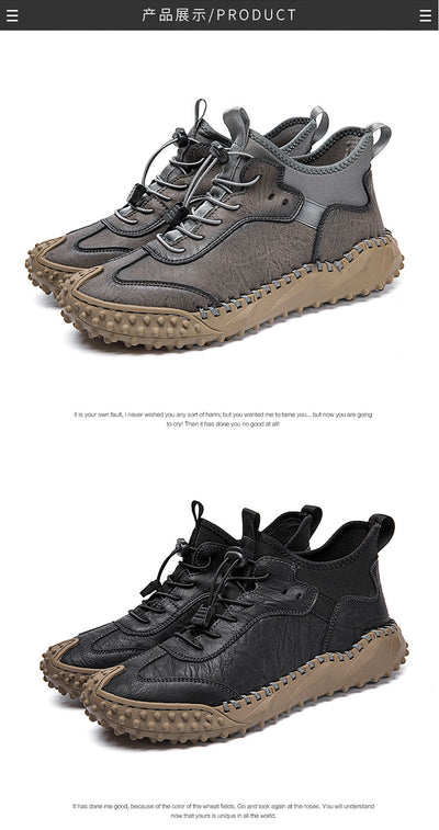 Zapatos Casuales Hombre Otoño con Costuras Británicas - Image 17