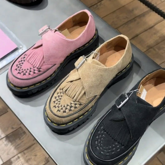 Zapatos de Cuero Unisex con Borlas - Estilo Versátil para Él y Ella - Image 19