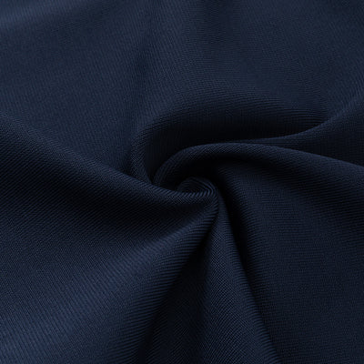 Vestido Bandage Azul Ajustado con Escote al Hombro y Abertura Lateral - Image 32