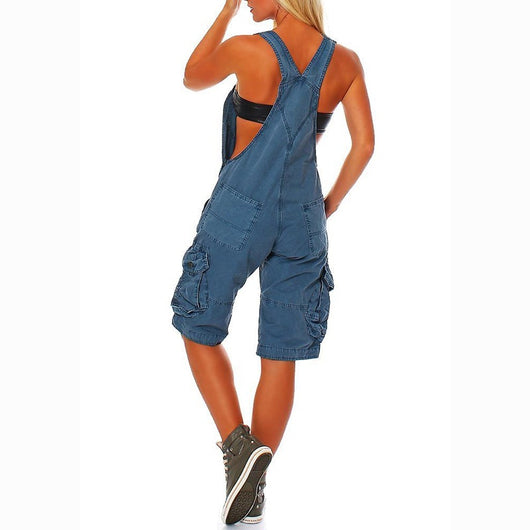 Pantalón Casual Mujer con Tirantes Tipo U-Collar - Image 9