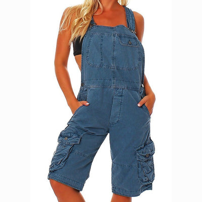Pantalón Casual Mujer con Tirantes Tipo U-Collar - Image 12