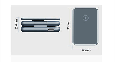 Cargador Inalámbrico 3 en 1 de Metal Plegable - Image 14
