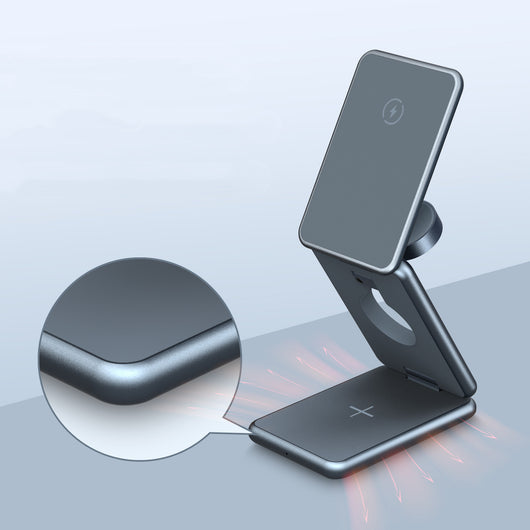 Cargador Inalámbrico 3 en 1 de Metal Plegable - Image 19