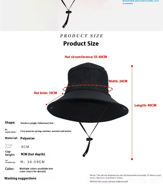 Gorro Pescador Transpirable de Malla para Hombre - Image 10