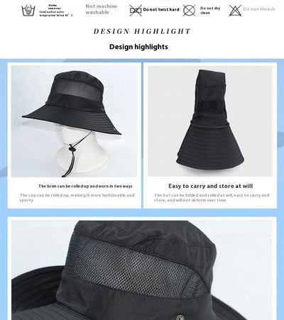 Gorro Pescador Transpirable de Malla para Hombre - Image 13