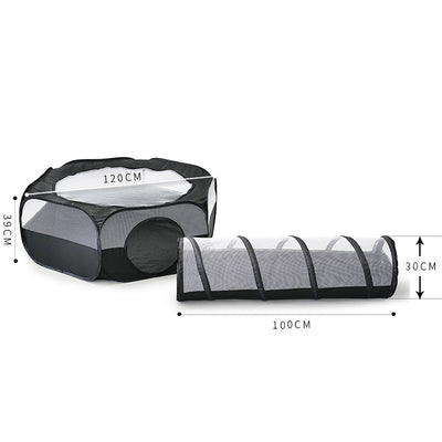 Túnel Gato Plegable Cómodo - Juguete Desmontable Multifunción sin Ocupar Espacio - Image 15