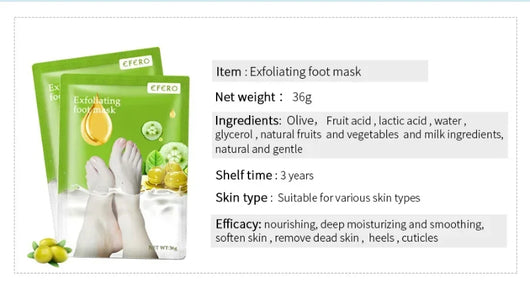 Calcetines Exfoliantes para Pedicura - Mascarilla Regeneradora para Pies - Image 7