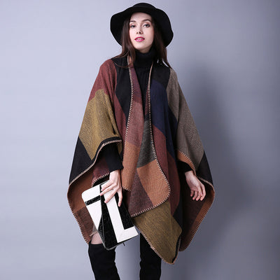 Chal Versátil de Lattice para Otoño e Invierno - Perfecto para Viajes - Image 54