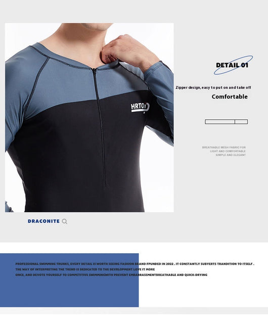 Traje de Buceo Profesional de Una Pieza para Hombre - Image 21