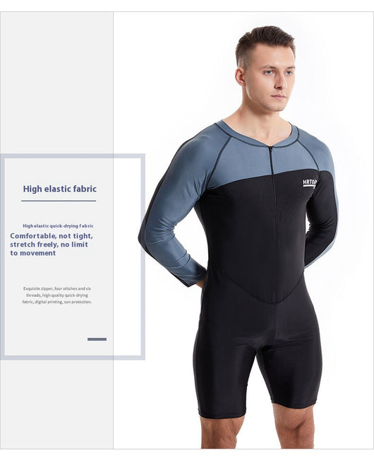 Traje de Buceo Profesional de Una Pieza para Hombre - Image 23
