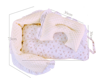 Set de 3 Piezas Acolchonadas Desmontables para Carriola de Mascotas - Algodón Puro Lavable - Image 27