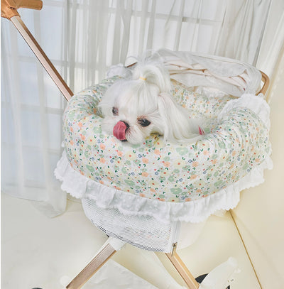 Set de 3 Piezas Acolchonadas Desmontables para Carriola de Mascotas - Algodón Puro Lavable - Image 32