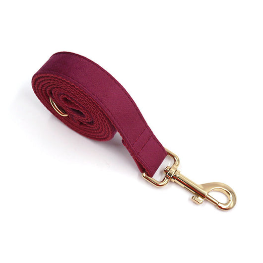 Collar de Terciopelo Borgoña para Perros - Suave y Elegante - Image 11