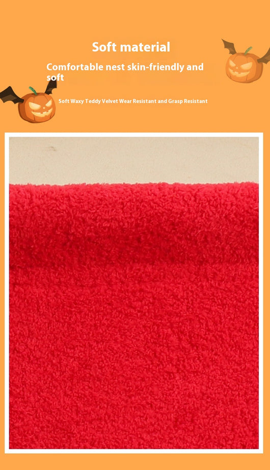 Reclinador para Gatos Murciélago Halloween Negro y Rojo - Image 20