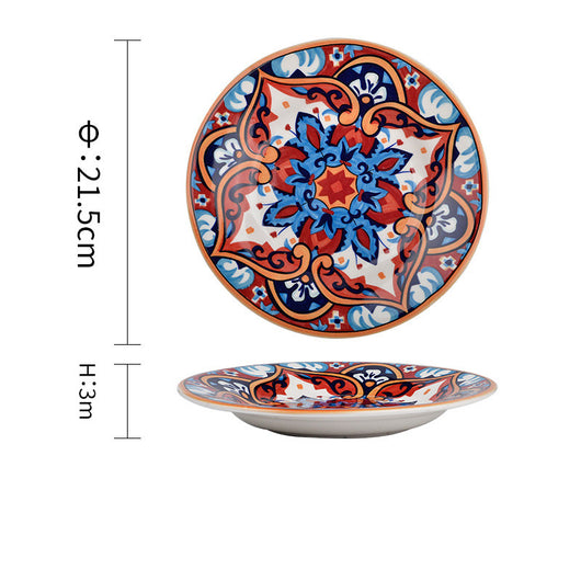 Vajilla Cerámica Bohemia con Diseño Artesanal - Image 44