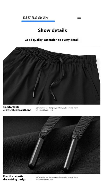 Pantalones Cortos Deportivos Ice Silk para Hombre - Tallas Grandes Playa y Ocio - Image 19