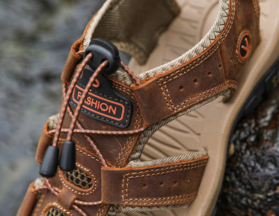 Sandalias Deportivas de Cuero para Hombre Talla Grande - Image 14