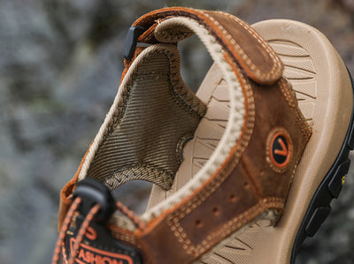 Sandalias Deportivas de Cuero para Hombre Talla Grande - Image 15