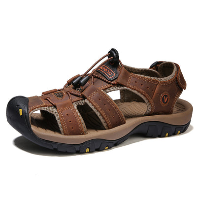 Sandalias Deportivas de Cuero para Hombre Talla Grande - Image 18