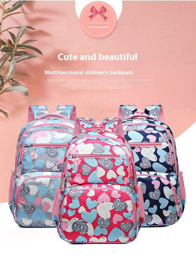 Mochila Escolar de Gran Capacidad con Alivio de Carga para Niños - Image 10