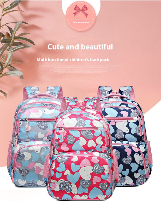 Mochila Escolar de Gran Capacidad con Alivio de Carga para Niños - Image 10
