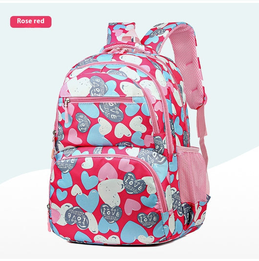 Mochila Escolar de Gran Capacidad con Alivio de Carga para Niños - Image 13