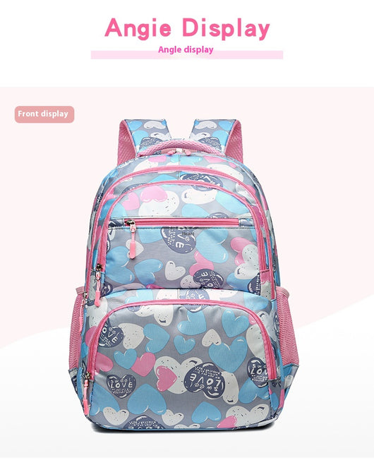 Mochila Escolar de Gran Capacidad con Alivio de Carga para Niños - Image 15