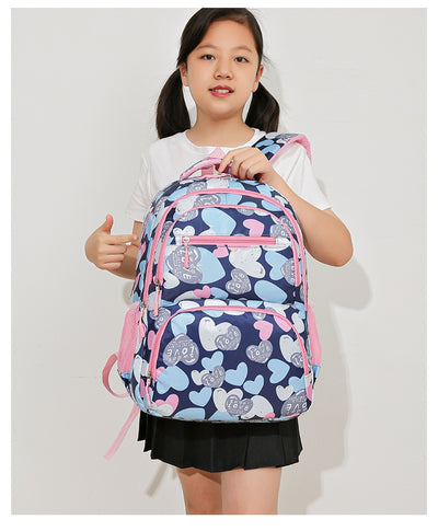 Mochila Escolar de Gran Capacidad con Alivio de Carga para Niños - Image 29