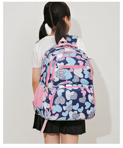 Mochila Escolar de Gran Capacidad con Alivio de Carga para Niños - Image 34