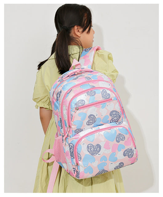 Mochila Escolar de Gran Capacidad con Alivio de Carga para Niños - Image 35