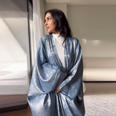 Abaya Elegante con Efecto Bronceado - Ropa Exterior Modesta - Image 39