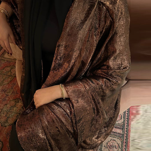 Abaya Elegante con Efecto Bronceado - Ropa Exterior Modesta - Image 49