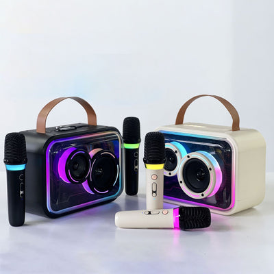 Parlante Portátil Karaoke Bluetooth con RGB y Sonido Estéreo - Image 10