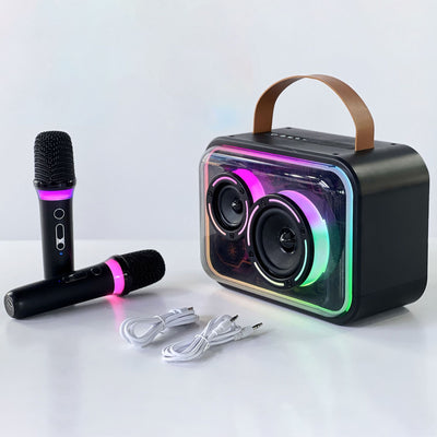 Parlante Portátil Karaoke Bluetooth con RGB y Sonido Estéreo - Image 13