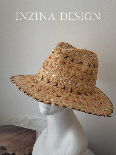 Sombrero Vaquero Retro de Paja con Estilo Occidental Auténtico - Image 19