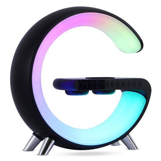 Lámpara LED Inteligente G con Altavoz Bluetooth, Cargador Inalámbrico y Control por App - Image 43
