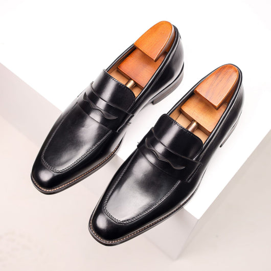Zapatos de Cuero para Hombre Estilo Ejecutivo Primera Capa Ante - Image 30