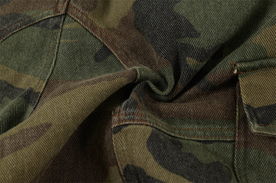 Shorts Punk Holgados con Múltiples Bolsillos y Detalles Rotos - Image 37