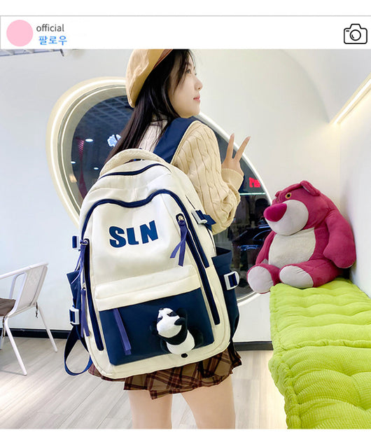 Mochila Escolar y de Viaje de Gran Capacidad Resistente al Polvo - Image 13