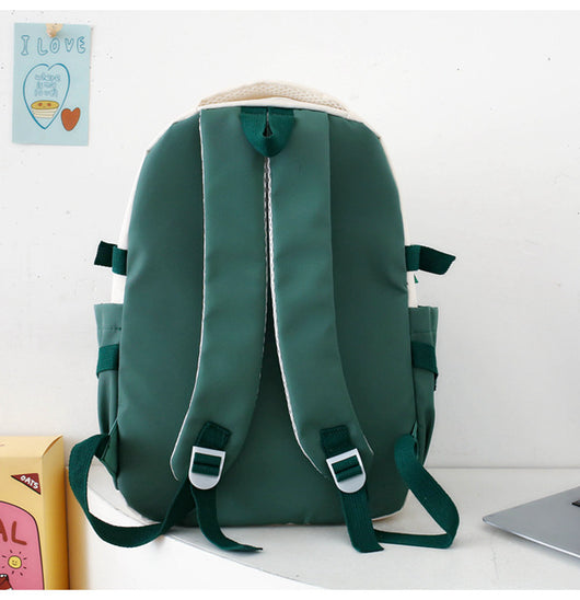 Mochila Escolar y de Viaje de Gran Capacidad Resistente al Polvo - Image 33