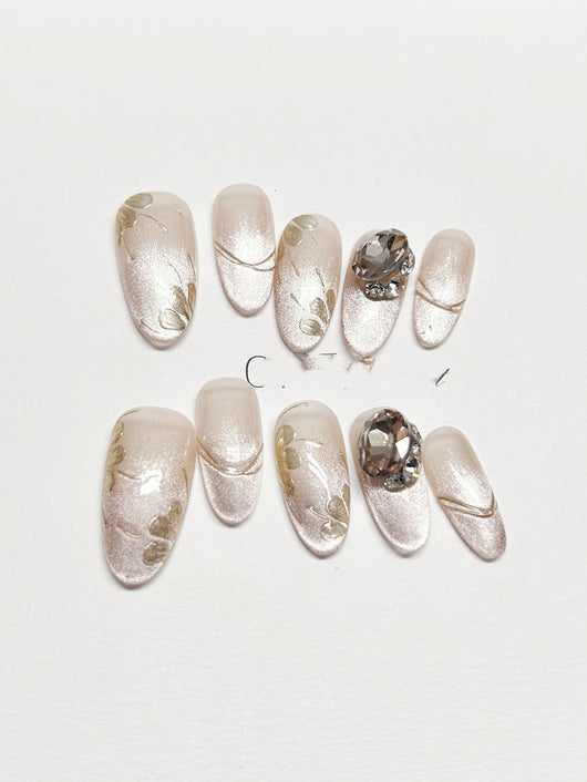 Uñas Postizas Premium con Acabado Brillante de Lujo - Image 10
