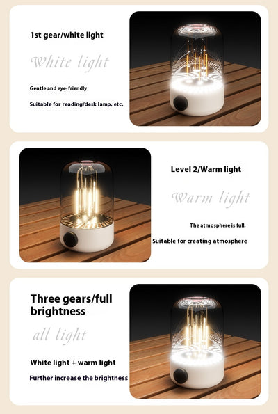 Lámpara LED Recargable para Tienda de Campaña - Luz Ambiental Portátil - Image 11