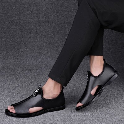 Sandalias de Cuero Premium para Hombre - Playa y Uso Diario Antideslizantes - Image 13