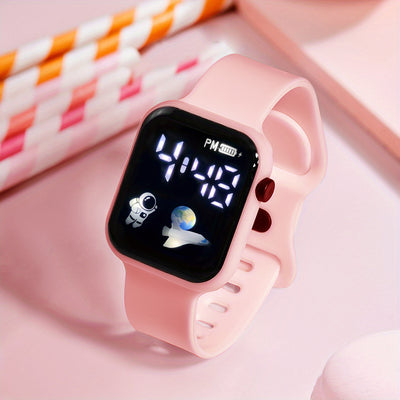 Reloj Electrónico Minimalista Resistente al Agua Estilo Astronauta para Estudiantes - Image 18