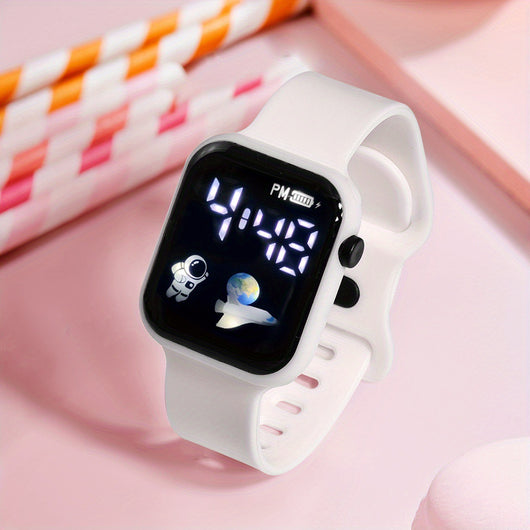 Reloj Electrónico Minimalista Resistente al Agua Estilo Astronauta para Estudiantes - Image 22