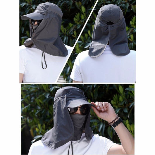 Gorra Deportiva Anti-UV con Visera para Ciclismo, Pesca y Montaña - Image 16