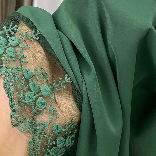 Tocado Árabe Baotou con Encaje - Velo de Moda en Colores Sólidos - Image 33